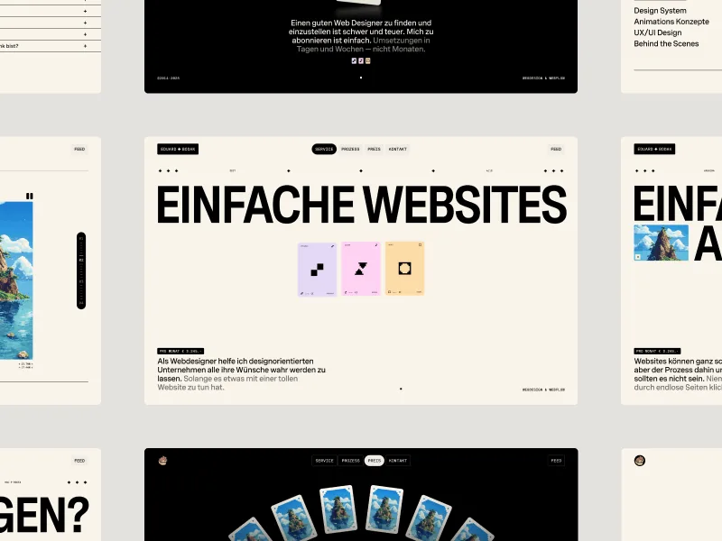 A marketplace from a deck